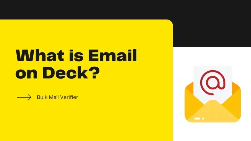 a image related to What is Emailondeck?